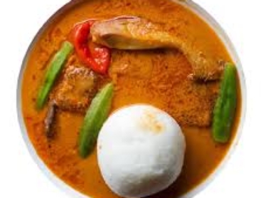 Omotuo & Groundnut Soup