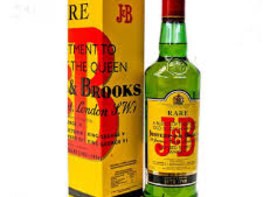 j&b whiskey